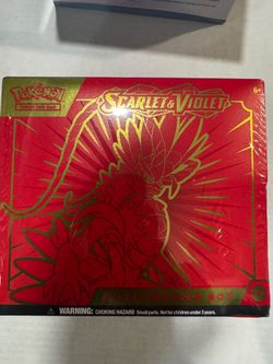 Pokémon scarlet and violet elite trainer box