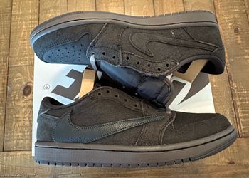 Jordan 1 Retro Low OG SP Travis Scott Velvet Brown Mens Size 8.5
