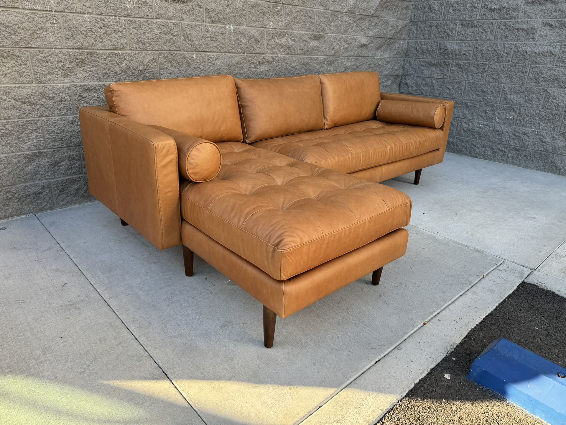 Leather Sectional Couch