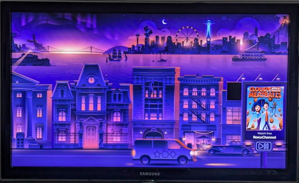 32" Samsung TV With Roku Stick