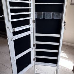 Jewelry Box Standing Mirror