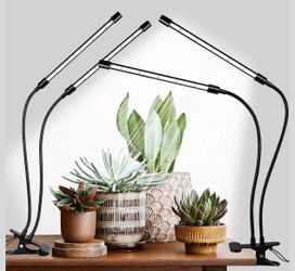 2 Head, 2 pk Black Grow Lights