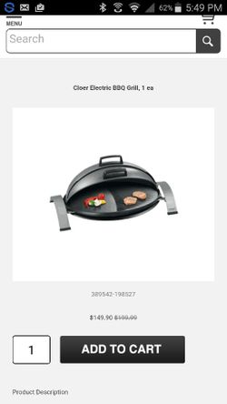 Cloer electric grill NEW