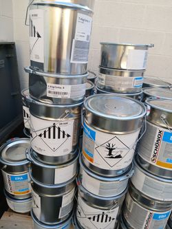 Sealer  and patcherSchonox brand solvent free  100% solids epoxy with 25 bags of Schonox sl cement based  rapid drying