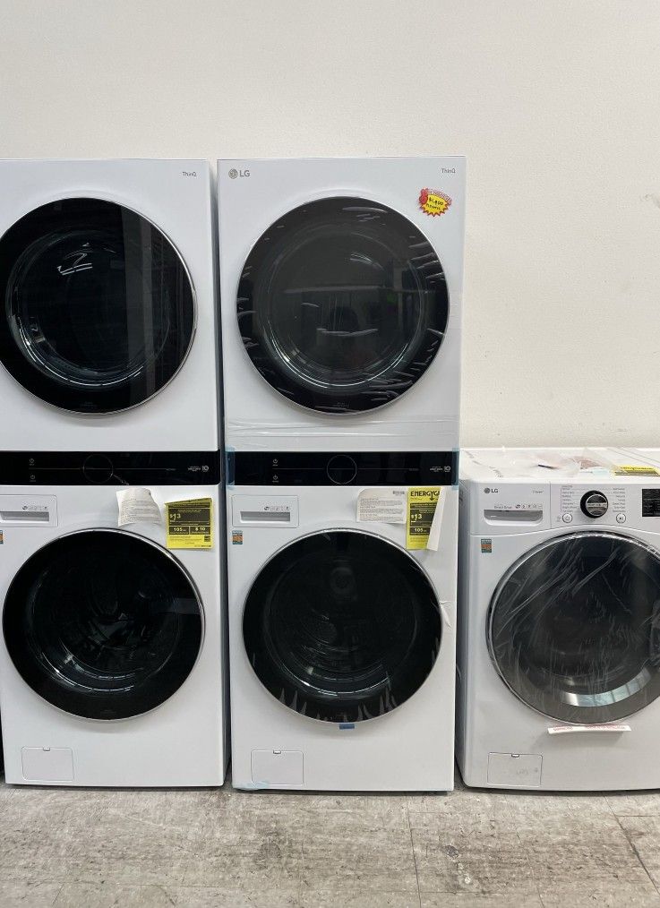 LG STACKABLE WASHER AND  DRYER, 27 WIDE Q87L2