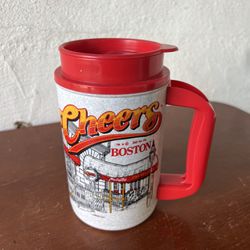 Vintage! 2002 Authentic TV Show Cheers In Boston Insulated Travel Mug
