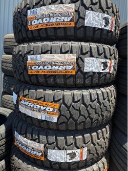 265/75/16 arroyo rugged terrain tires