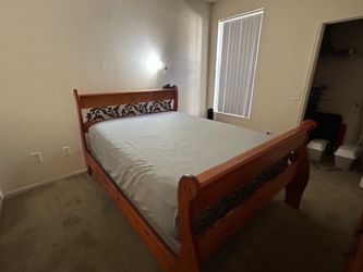 Wooden bedroom set