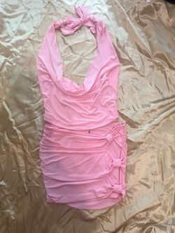 Luxe fashion pink skirt set size small