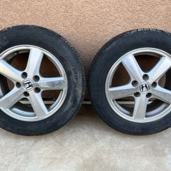 SET OF 4 Honda Wheels & Tires 