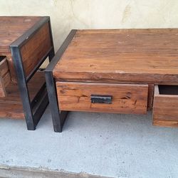 Living Room Table Set. Real Wood. Coffee  Table Set 