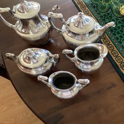 Five Piece Silver Tea Set