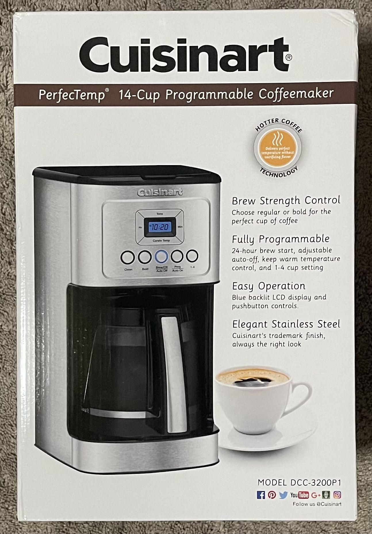 Cuisinart PerfecTemp 14-Cup Programmable Coffeemaker