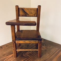 Vintage Doll Chair School House 