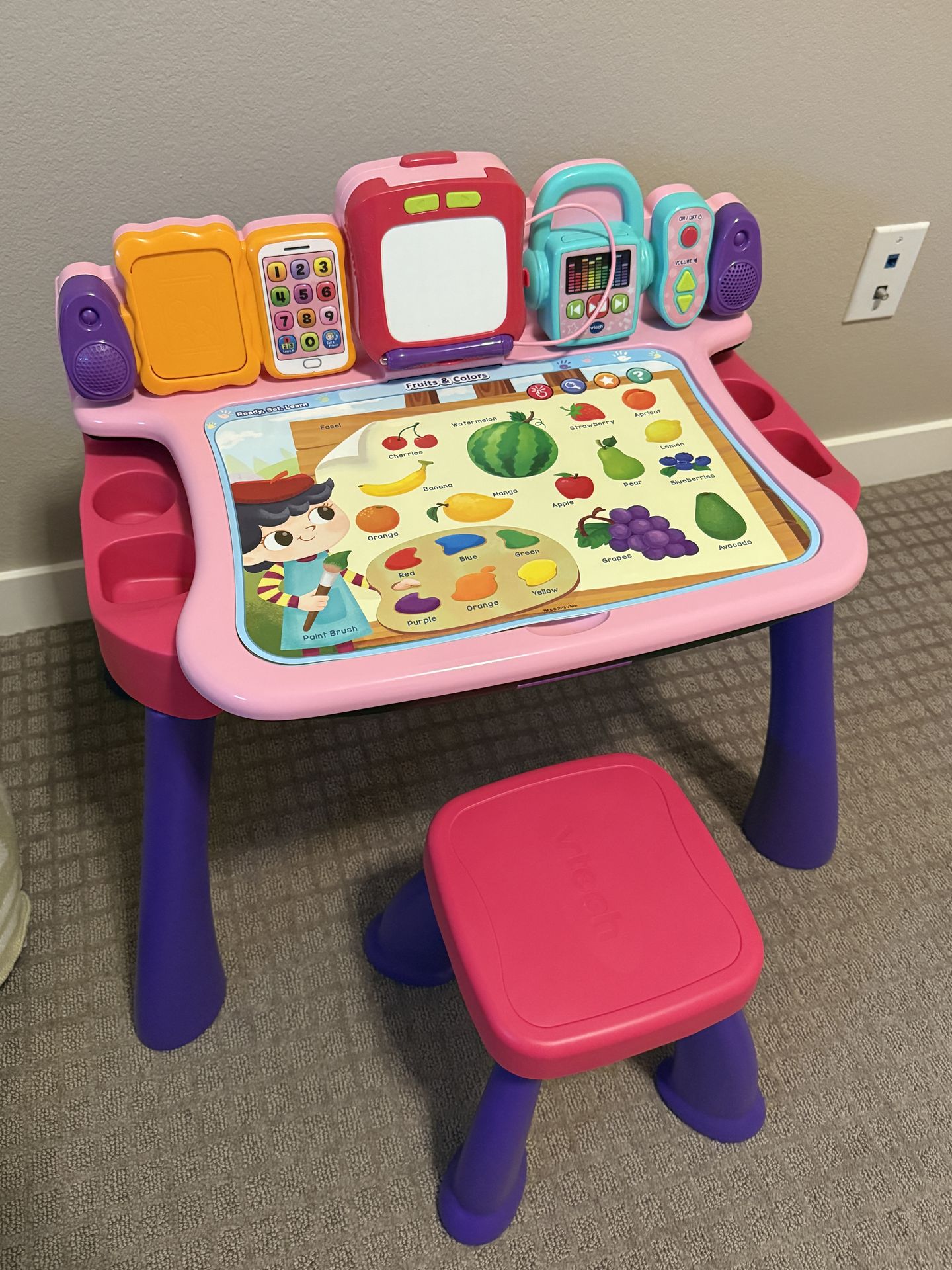 VTech Explore and Write Activity Desk - Pink