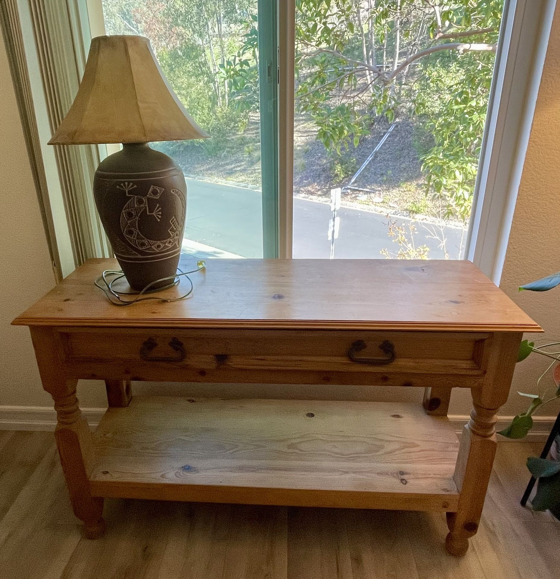 Mexican Pine Sofa Table