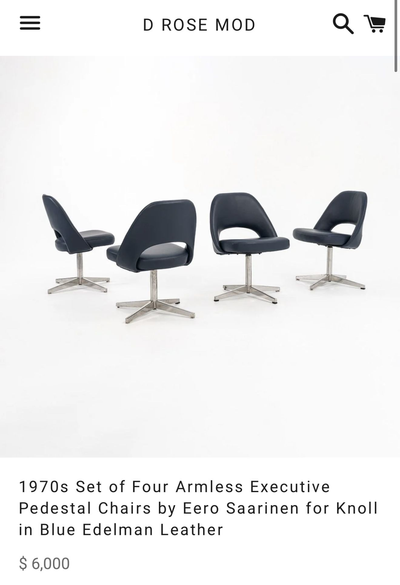 Vintage Mid-Century Swivel Chairs