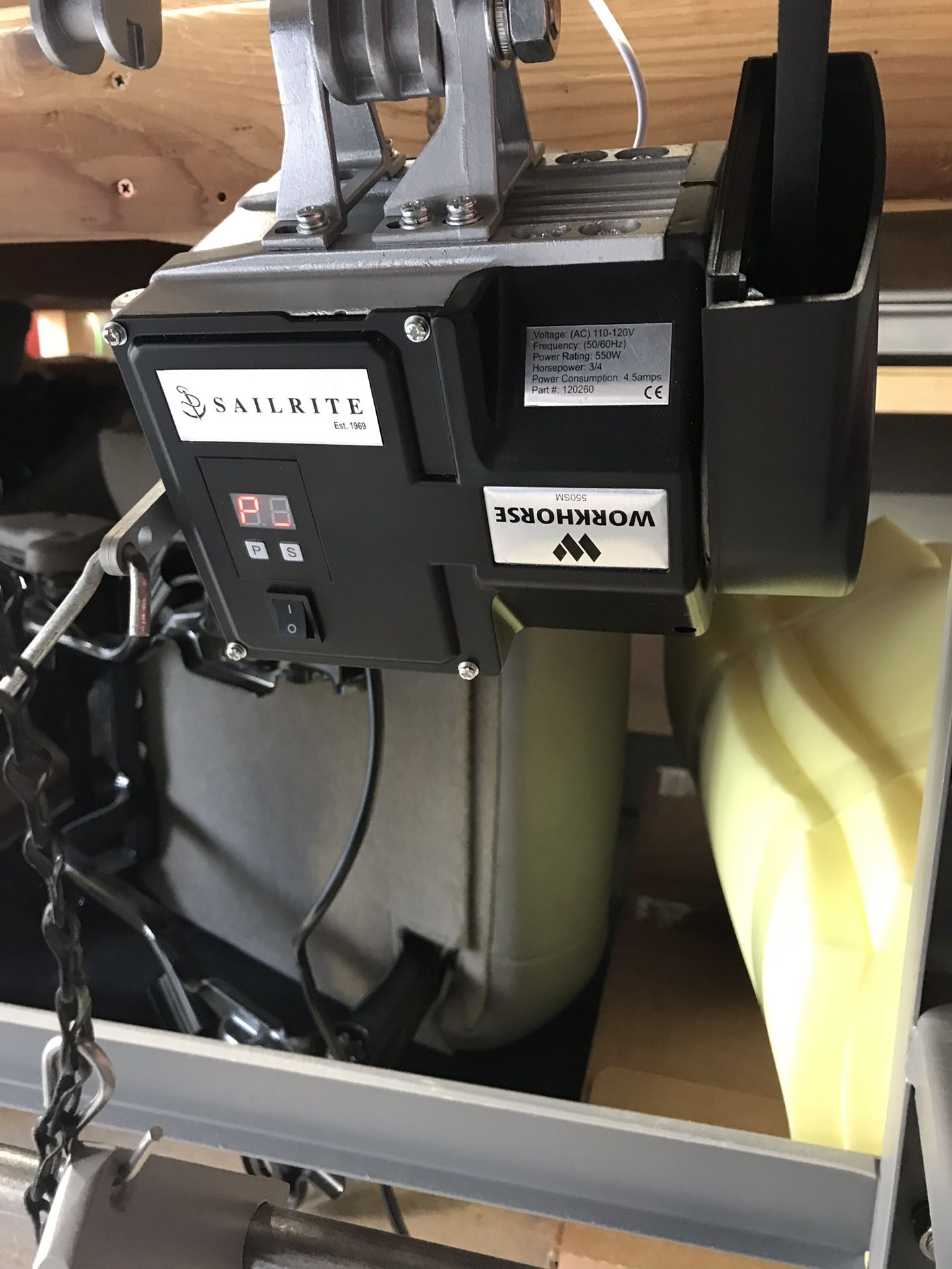 Juki 158 long arm double needle 1/2” needle spacing, industrial