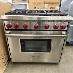 WOLF 36in GAS Range Rare LOW Price!!!