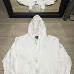 Y2K 2000s Polo Ralph Lauren Embroidered Logo Full Zip Up Hoodie