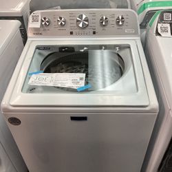 Maytag Top Load Electric Washer in White with Quick Wash and Auto-Sensing
