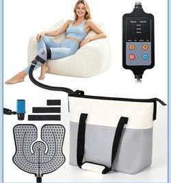 New-Portable Cold Therapy Machine for Knee, Shoulder & Ankle, Ice Machine 15-Quart, Up to 24H Cooling, Quiet Motor & Adjustable Flow for Knee Recovery