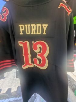 49ers Jersey Purdy #13 3X Black Gold