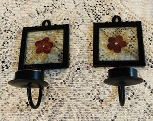 Candle holder wall decor