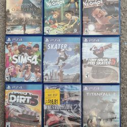 PS4 Games $5 Each