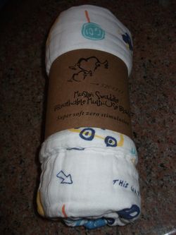Baby Swaddle Breathable Multi-Use Blanket 70% Bamboo 30% Organic Cotton 47" x 47"