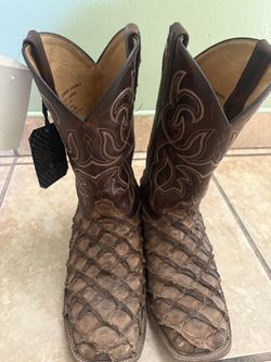 Dark Brown Cody James Fishcale Boots