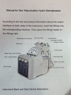 Hydro facial Machine