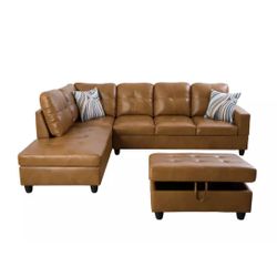 Sectional Couch with ottoman NEW!