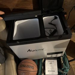 Dual Zone 12v/120v Fridge Freezer Portable, for Camper, RV, Van, Boat, Tiny Home, Solar, Cabin