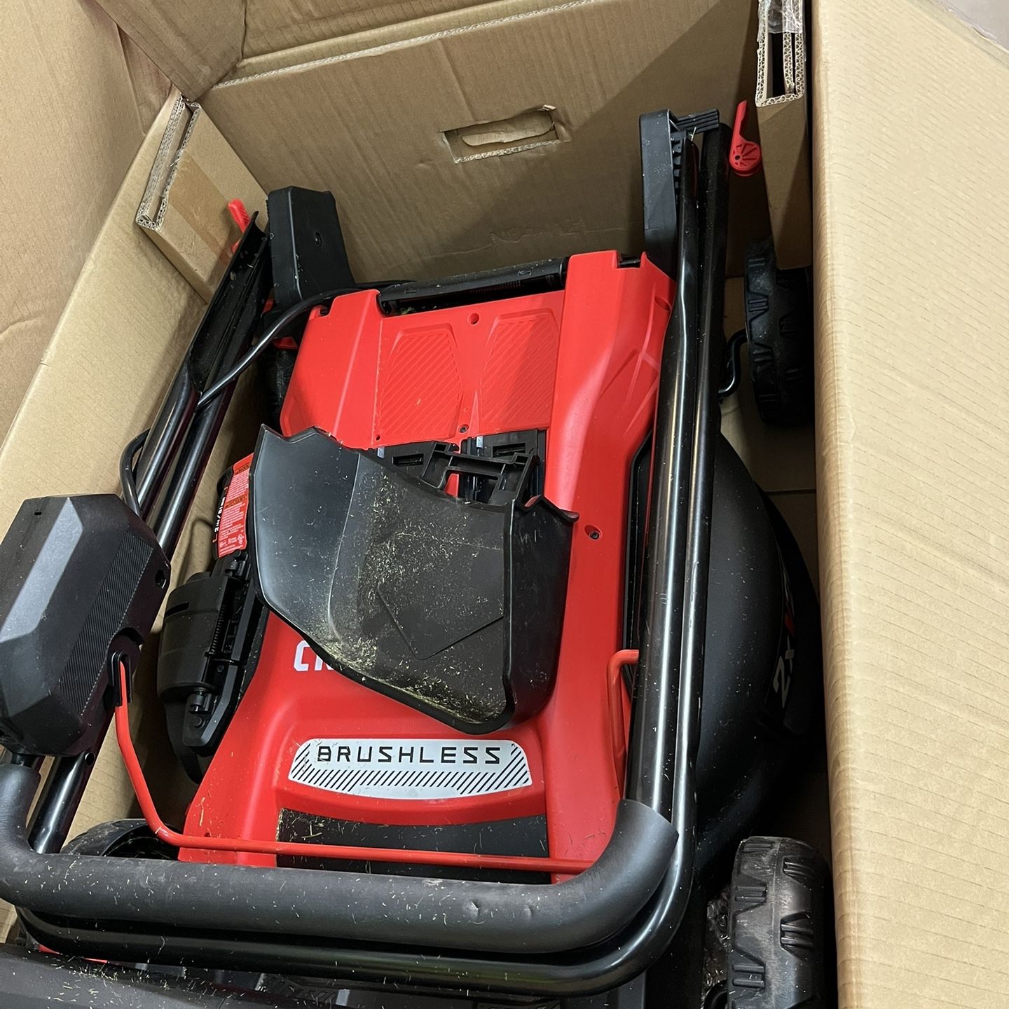 20 V Cordless Brushless Mower With Free Leaf Blower Included 