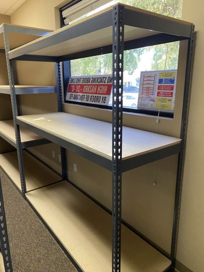 Garage Shelving 72 in W x 24 in D Boltless Storage Shelves Stronger than Home Depot & Lowes Racks Delivery Available