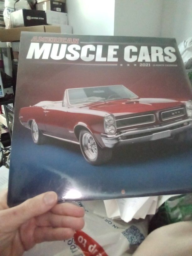 Unopened 2021 American Muscle Cars Calendar