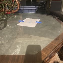 Vintage Octagon Poker Table