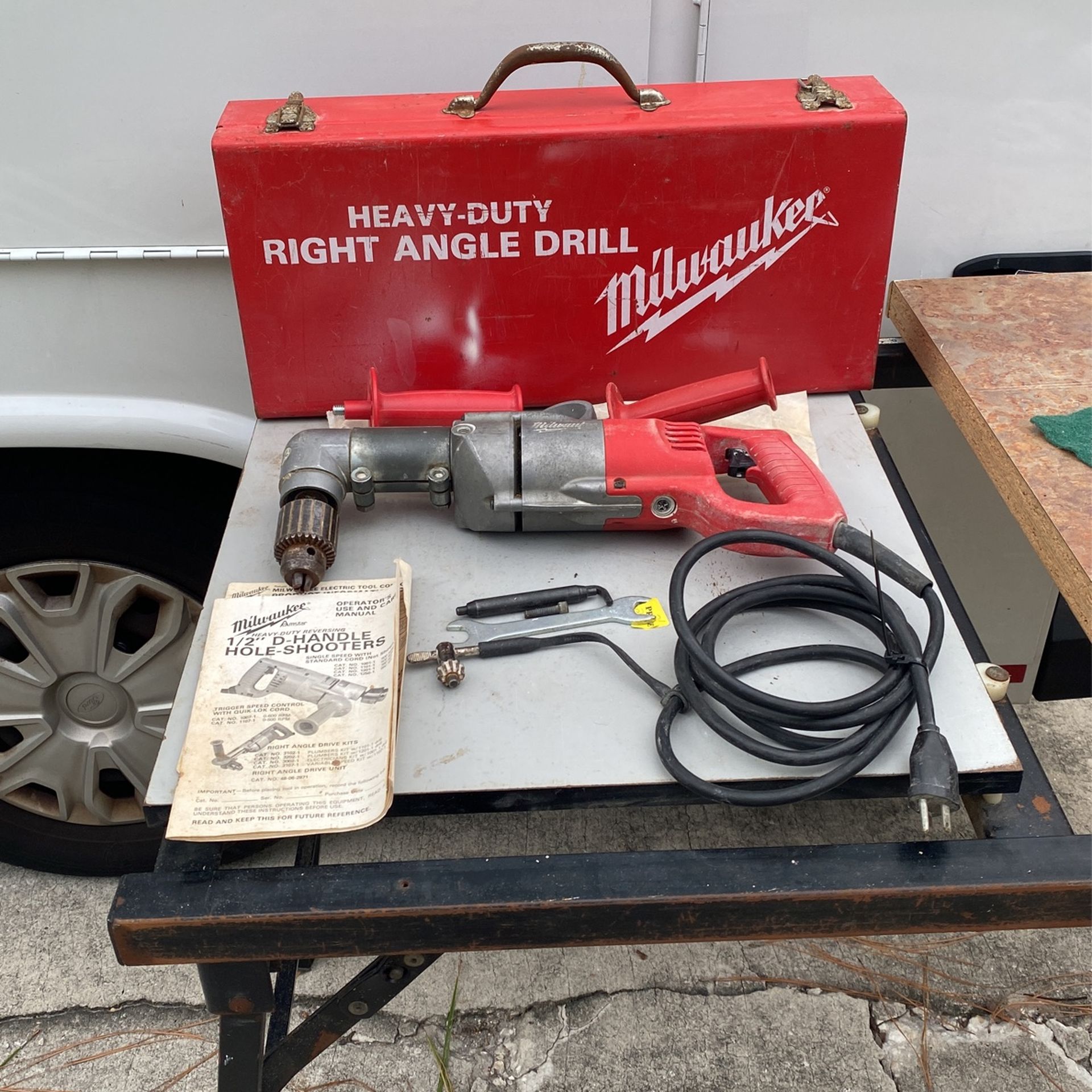 Milwaukee 1/2” Right Angle Drill Model # 1001–1
