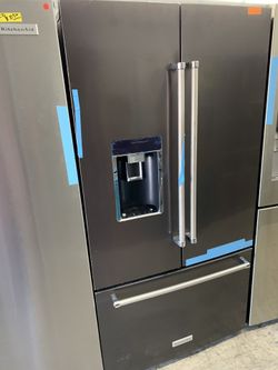 Kitchen aid French door in dark stainless counter depth