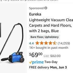 EUREKA lightweight Vacuum 