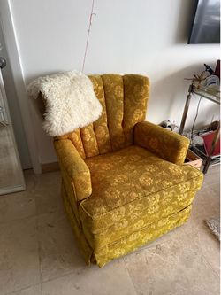 Mustard Swivel chair