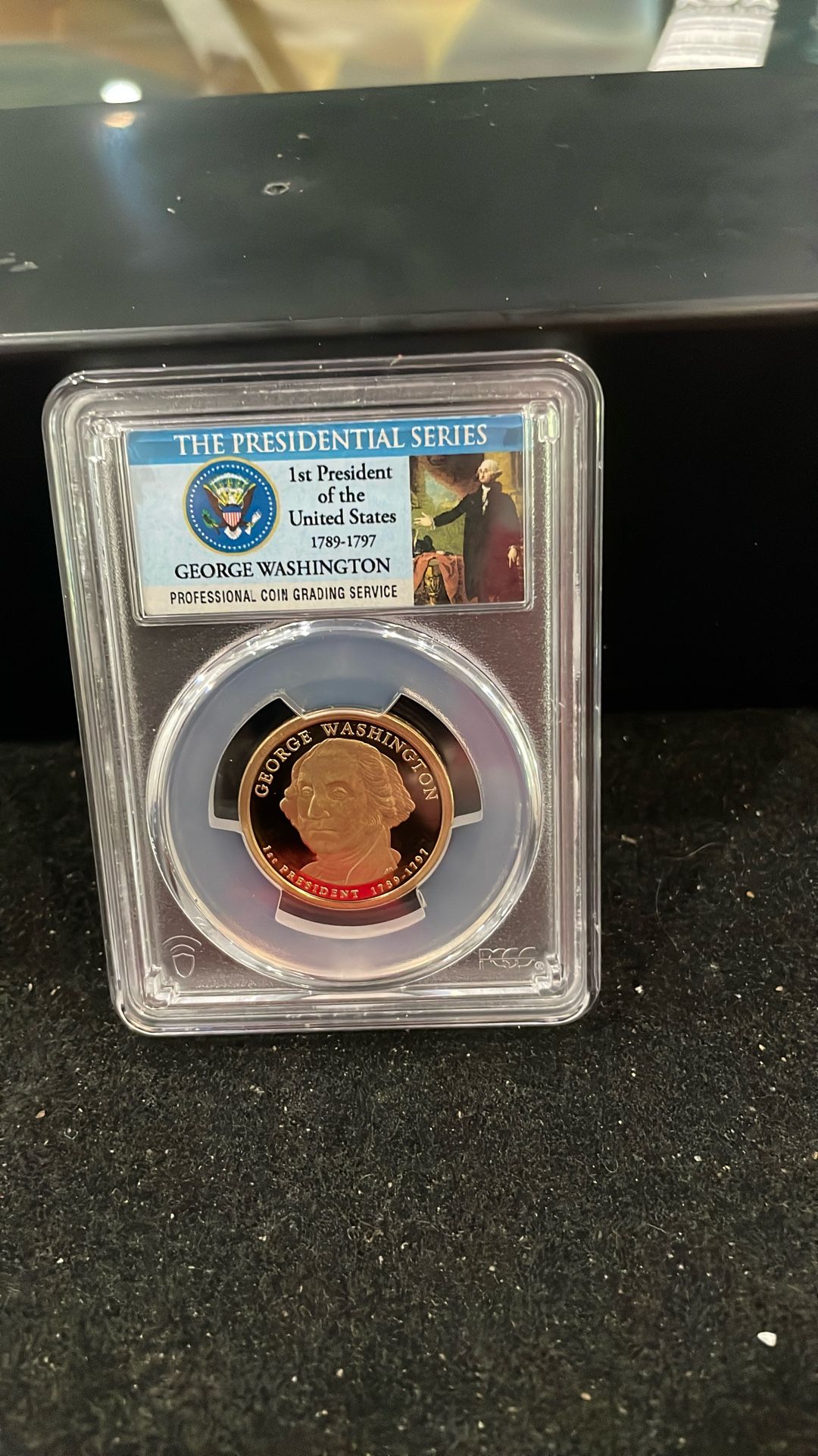 2007 S Gem Proof Georgia Washington Presidential Dollar Graded At PR69 With A Deep Cameo I-17