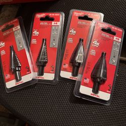 4 Jam-Free Step Drill Bit (part number 48-89-9204).   Milwaukee #9 Jam-Free Step Drill 