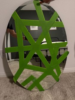 Round Frameless Wall Mirror