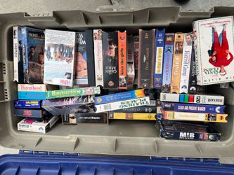 VHS / DVDs $1each