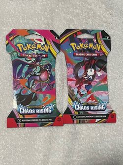 2 Pokémon Chaos Rising Booster Pack