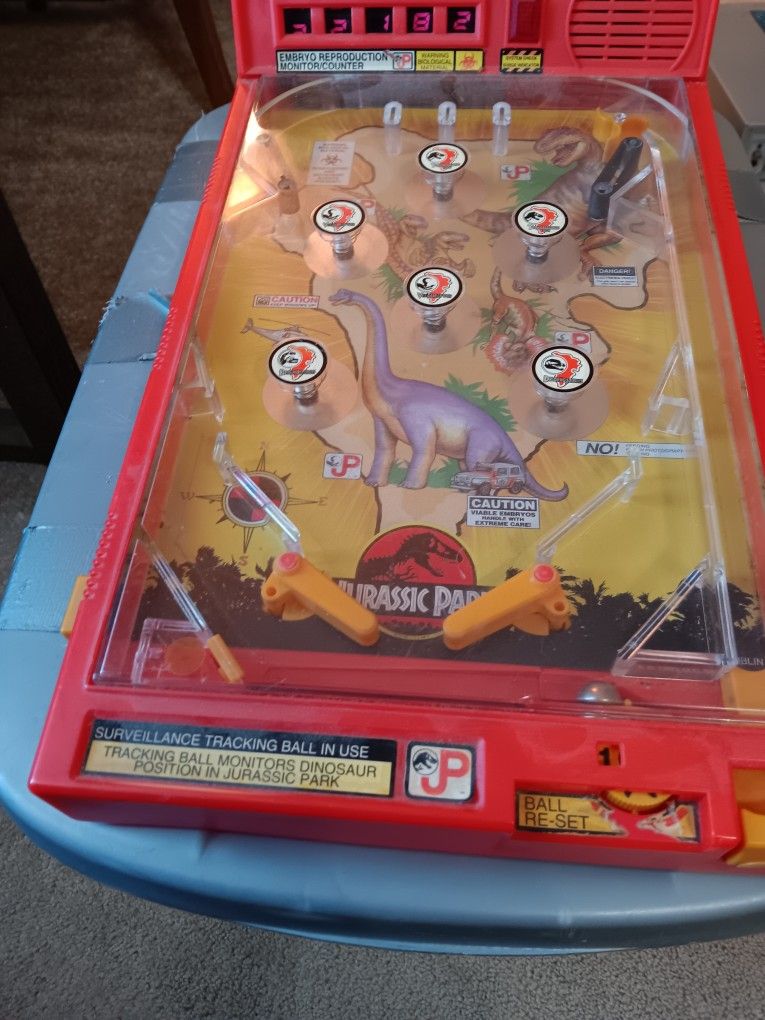 Jurassic Park Pen Ball Game.Bettery Powered