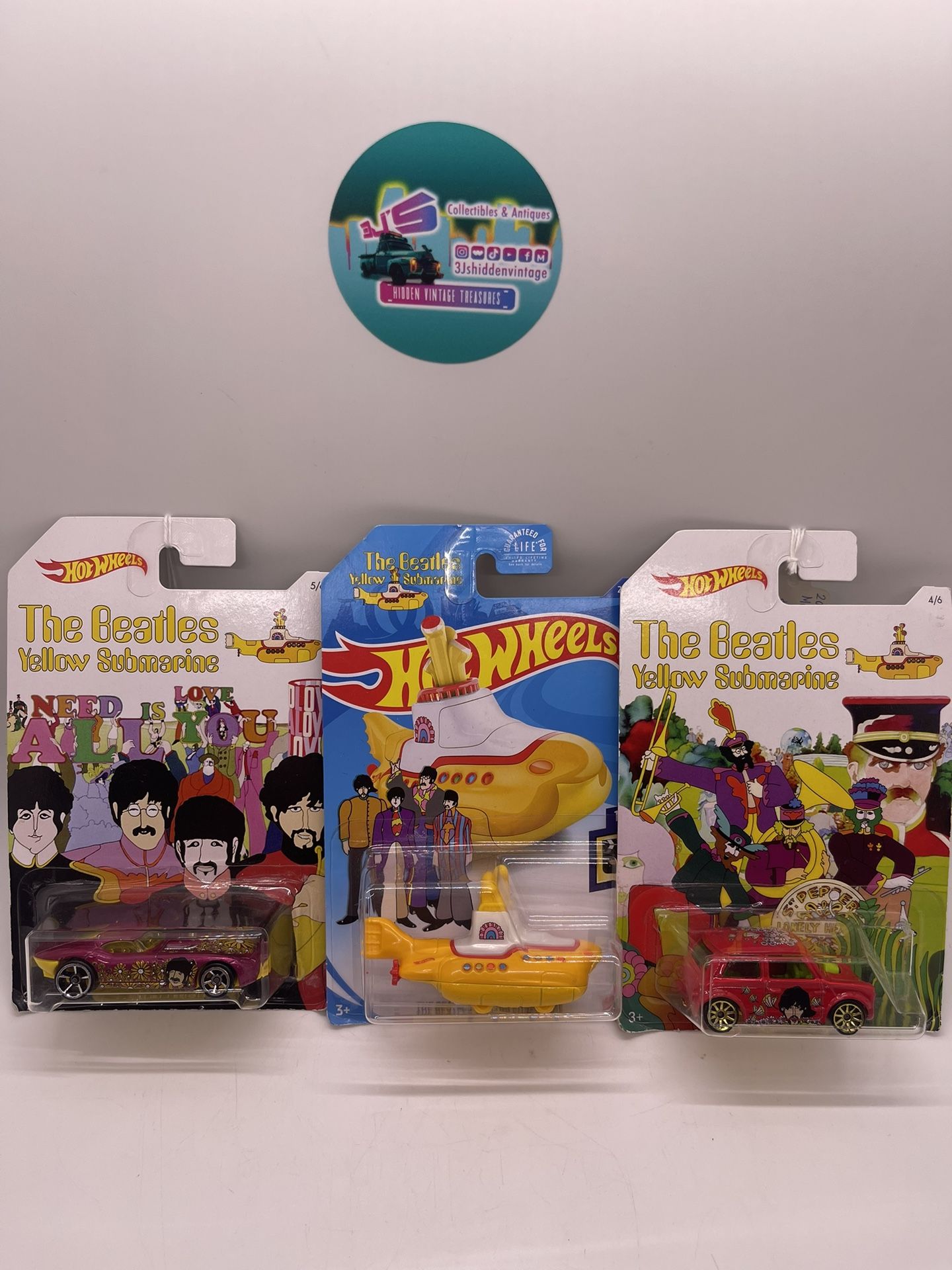 Hot Wheels The Beatles Collectible Cars