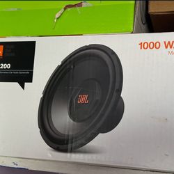 JBL HARMAN HEAR THE TRUTH CX1200 12" High Performance Car Audio Subwoofer